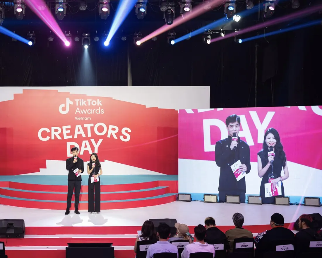 Sân khấu TikTok Awards Việt Nam Creators Day